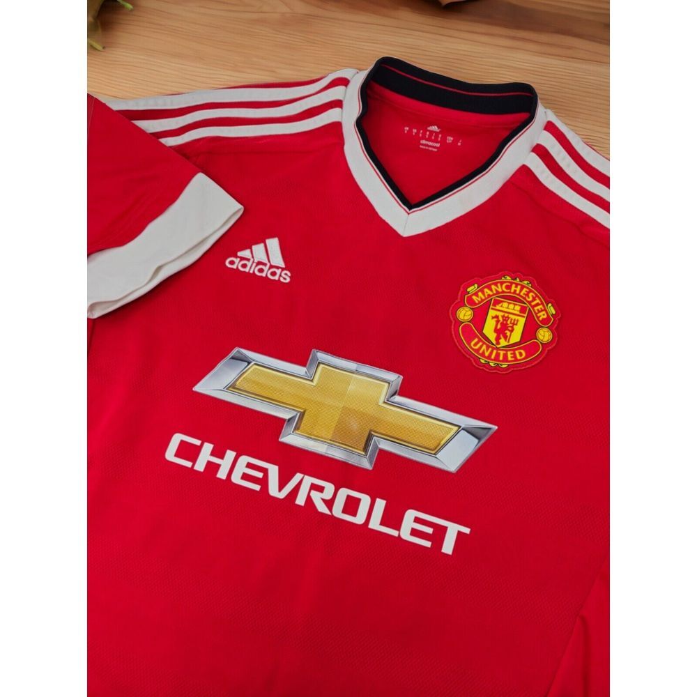 Adidas MANCHESTER UNITED 2015 2016 Home Red Football‎ Soccer Jersey Climacool